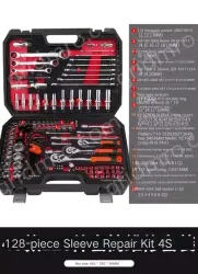 4S model anti-drop 72-tooth bent shank 128-piece set