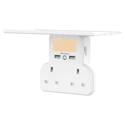 UK wall outlet extender