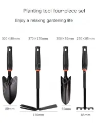 Soil shovel + five-tooth rake + dual-purpose nail rake hoe