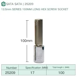 Dafei 17mm with a total length of 100mm-25209