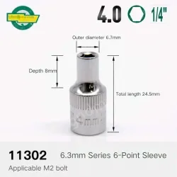 Xiaofei-4.0mm-6.3mm series 1/4-11302