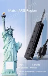 Anti-thunder and anti-surge Total control 6 positions 2.8m