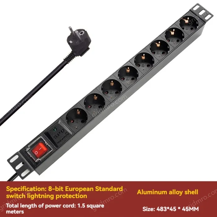 8-bit European standard + switch lightning protection * 2 meters cable