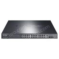 24 x 10/100Base-T RJ45 ports Gigabit uplink Ethernet PoE switches