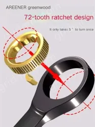 12 Pieces of Dual-purpose Ratchet (8-19)