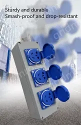 5-hole 10A panel Single panel without back box