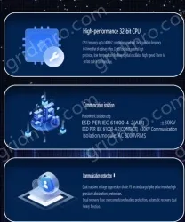 RS485 isolated 16-bit analog acquisition module Non-isolated RS485 0-20MA 16 channel