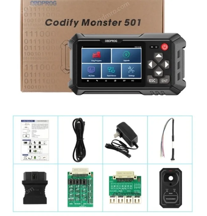 OBD PROG M501 car key programmer anti-theft password reading