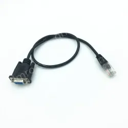 Cable-2M,RJ45 to RS232 line serial port 9 holes crystal head to serial port cable