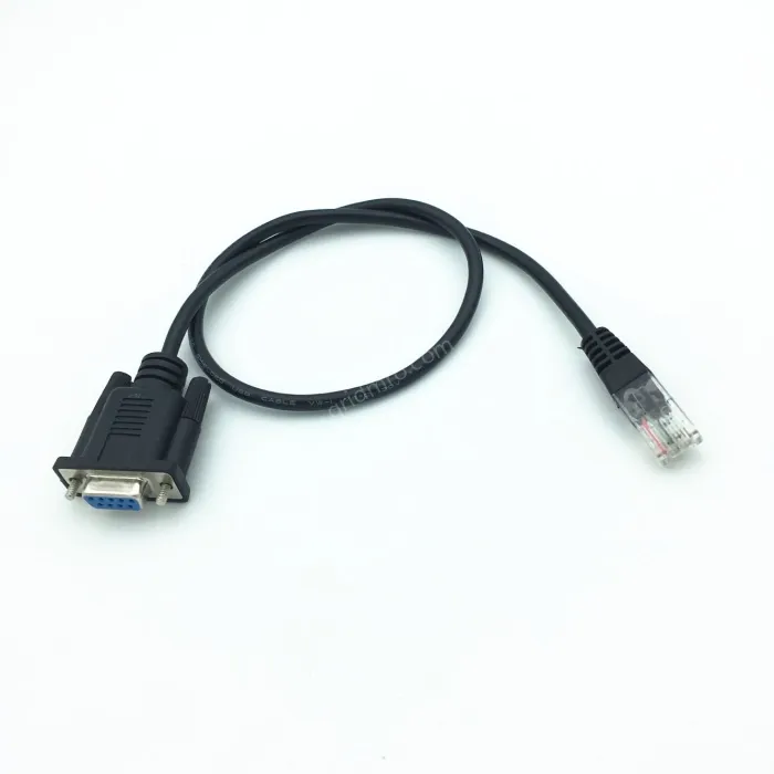 Cable-2M,RJ45 to RS232 line serial port 9 holes crystal head to serial port cable