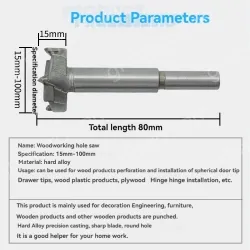 Woodworking hole opener 22mm