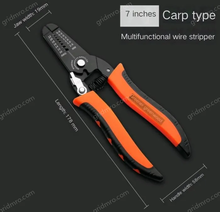 8 inch labor-saving multi-function wire stripper