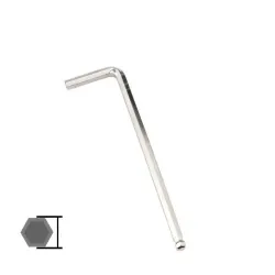 Nickel-plated extended ball head 5mm 5pcs