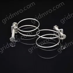Double steel wire hose clamp 201 material 43-48*3 [wire diameter]