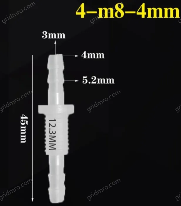 4-M8-4-Feed-through plastic connectors